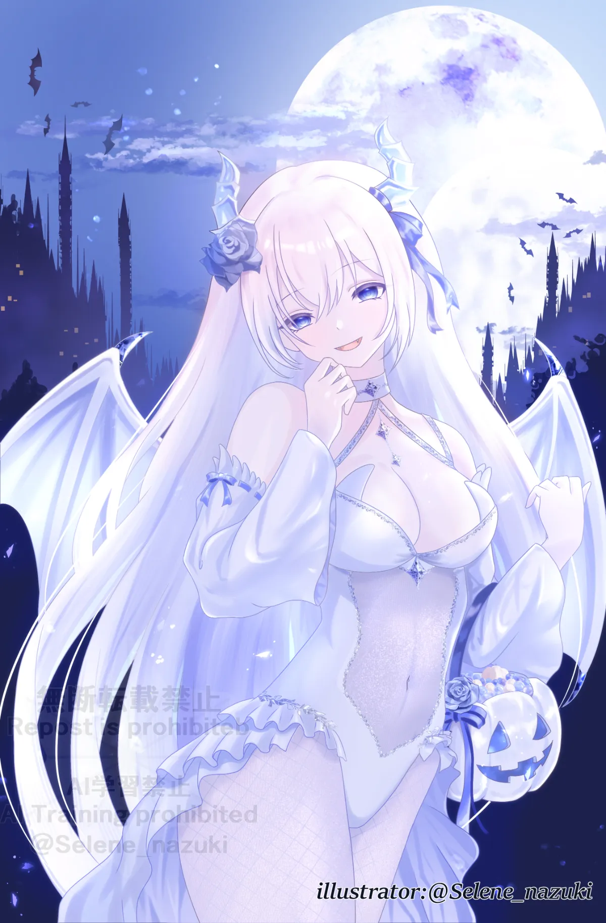 一枚絵「ハロウィン」